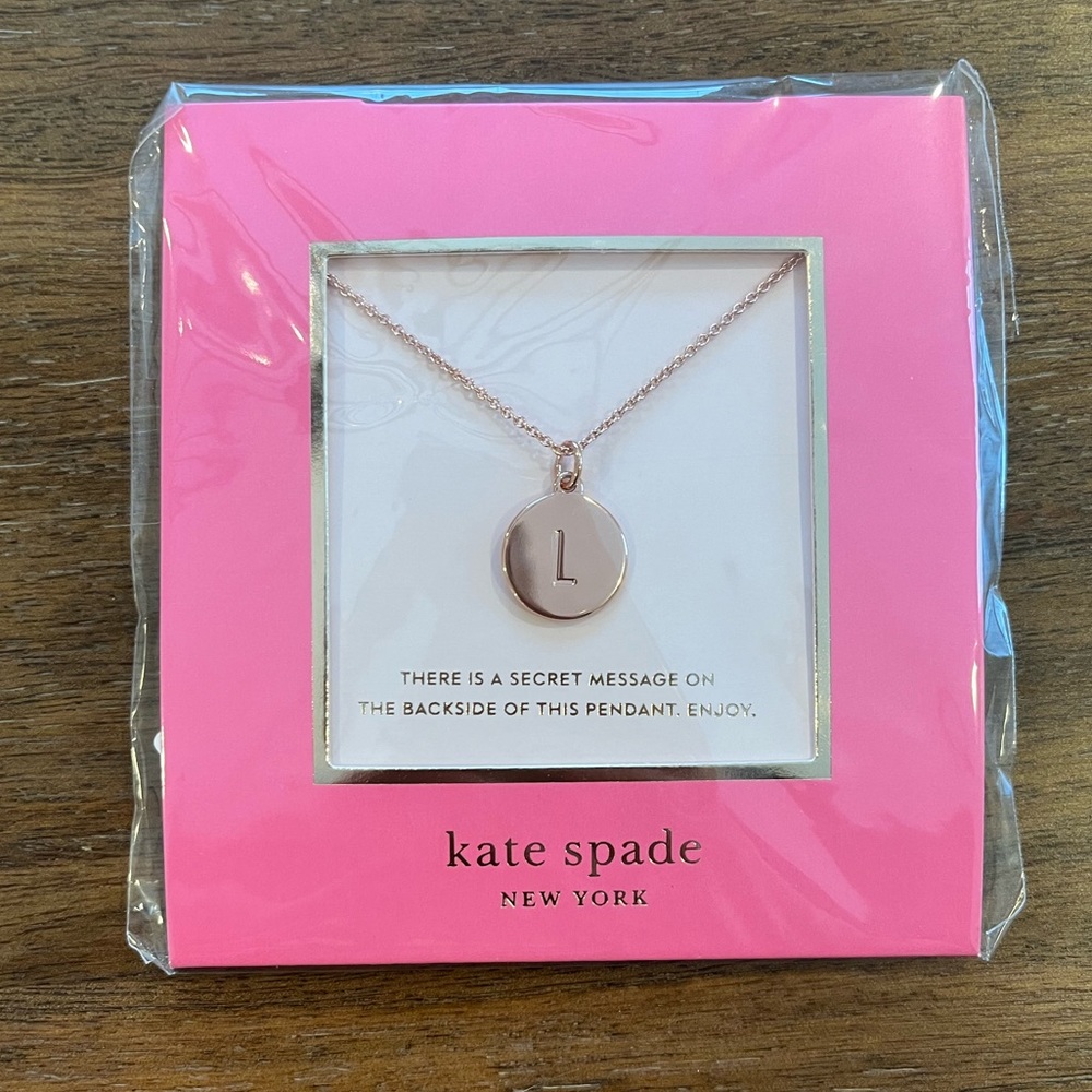 Kate Spade L Initial Pendant